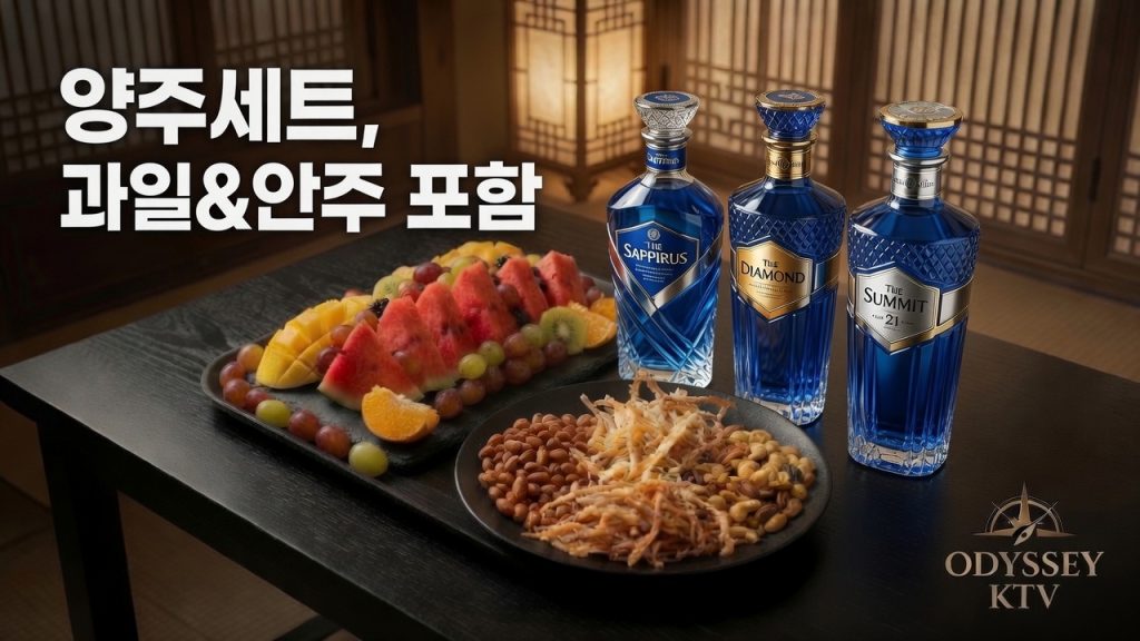 호치민 가라오케 양주세트 메뉴판 및 인원별 가격 총정리
