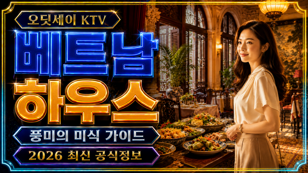 호치민 베트남 하우스 레스토랑
