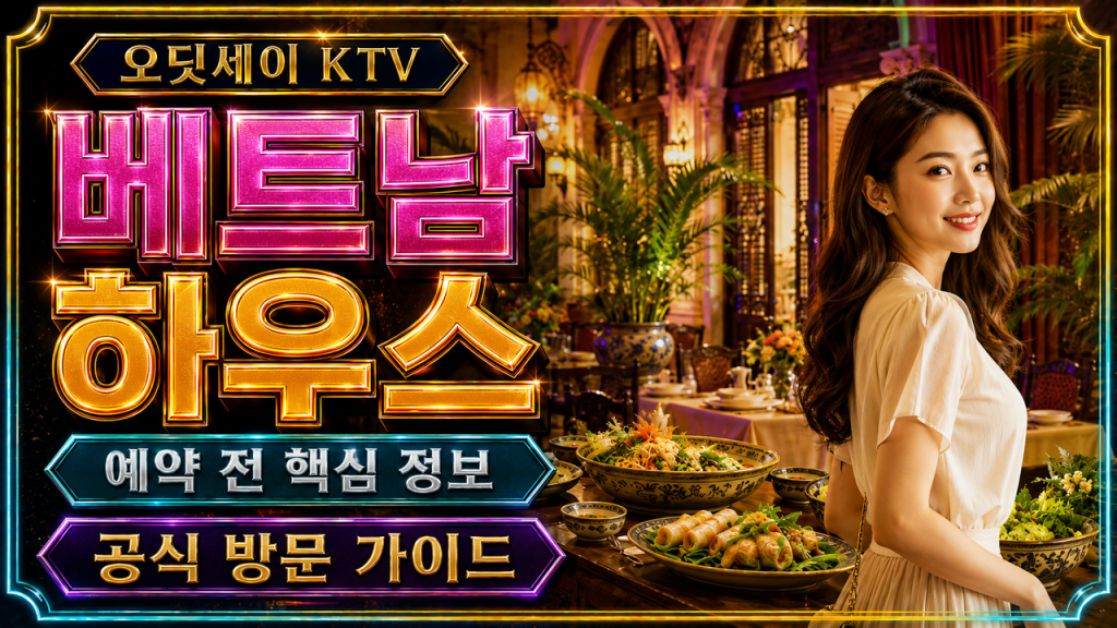 호치민 베트남 하우스 레스토랑